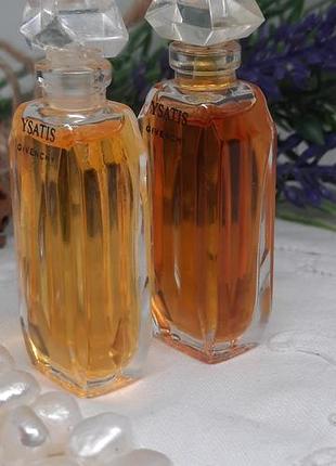 Пара givenchy — ysatis (2 шт по 4 мл, edt / edp) — випуск 1984–1986 рр.