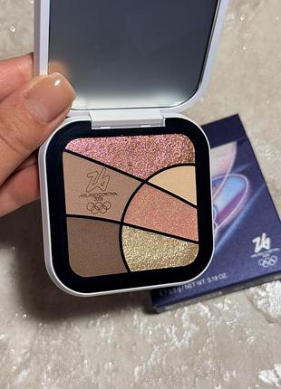 Палетка тіней для век kiko milano cortina 2026 glamour multi-finish eyeshadow palette
