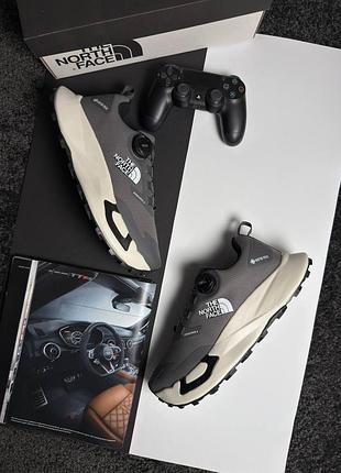 Чоловічі кросівки the north face vectiv enduris 4 gtx grey beige black