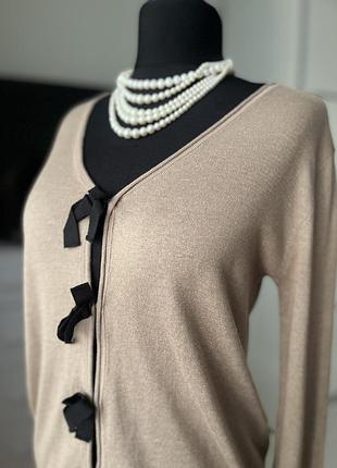 Шовковий кардиган claudie pierlot paris, кашемір