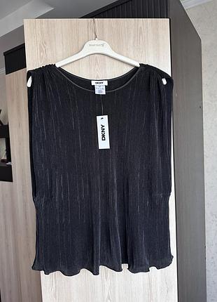 Плісована блуза топ dkny (donna karan new york)