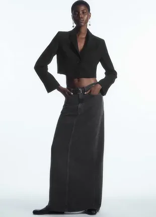 Юбка женская cos denim maxi skirt / 44