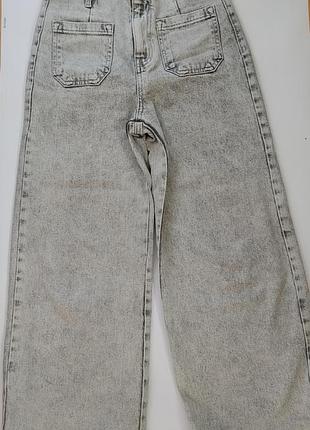 Сірі жіночі джинси zara р. 42