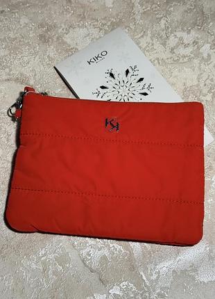 Kiko milano косметичка snow-kissed holiday червона