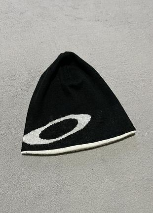 Шапка oakley y2k style двухстороння унісекс розмір one size шапка оклі