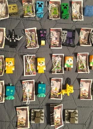 Фігурки minecraft від kinder