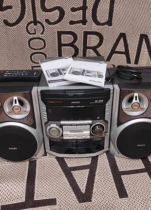 Музичний центр philips fw-c390 mini hi-fi system з пультом бу