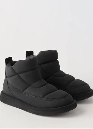 Чоботи zara водовідштовхувальні, розмір 35