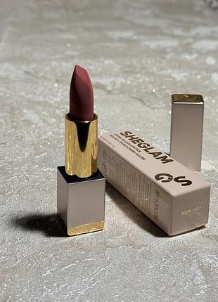 Кремова губна помада sheglam creme allure lipstick nude