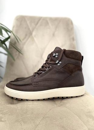 Черевики шкіряні оригінал ecco soft 7 tred 450404 рр.42