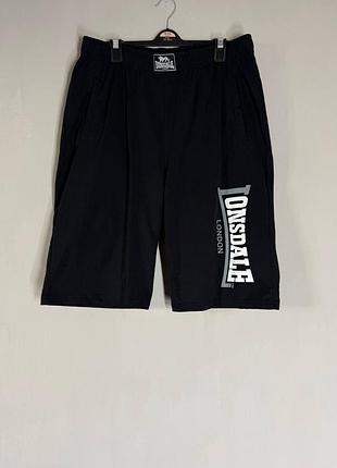 Чоловічі трикотажні шорти lonsdale london з великим логотипом (розмір xl / 100% бавовна / оригінал)