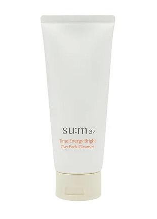 Миниатюра 2в1 пены-маски с глиной и pha пробник su:m37° time energy bright clay pack cleanser