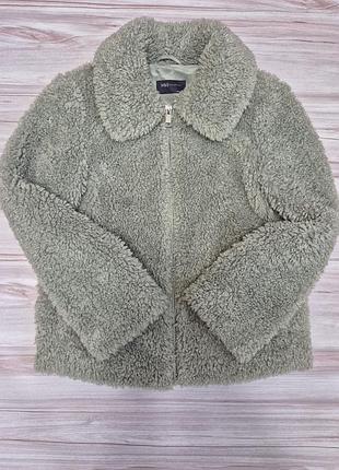 Крутая трендовая куртка тедди на молнии "m&amp;s", размер 6 (подойдет на xs/s)
