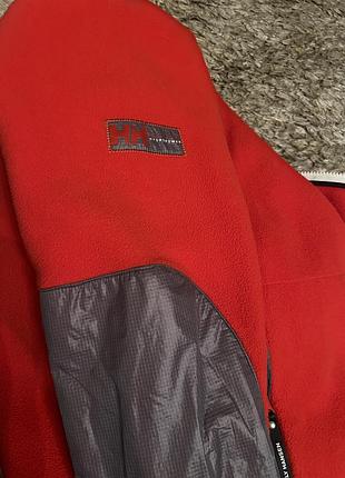 Чоловіча флісова кофта helly hansen червона 2