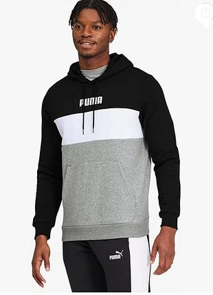 Худи мужское на флисе puma,размер- s