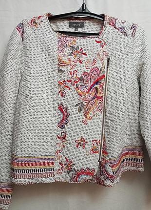 Стильный стеганый жакет-косуха per una (m&amp;s) • 100% модал • этно/бохо стиль