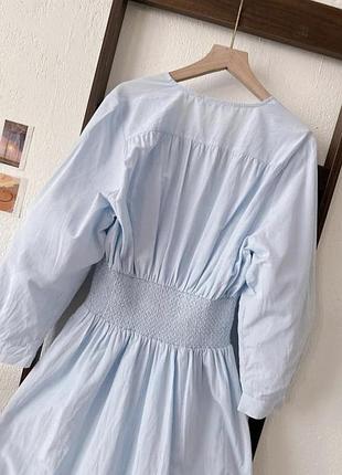 Плаття блакитне zara 2
