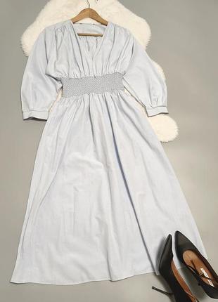 Плаття блакитне zara 3