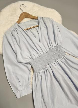 Плаття блакитне zara 4