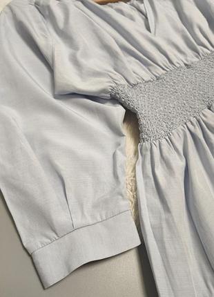 Плаття блакитне zara 5