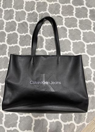 Шопер жіночий calvin klein чорний