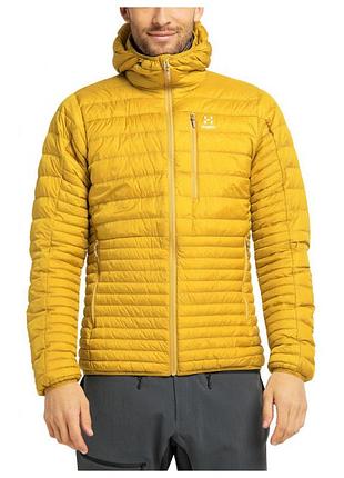 Оригінальна пухова куртка пуховик haglöfs micro nordic down hood
