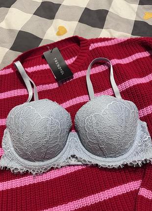 Бюстгальтер жіночий victoria’s secret мереживний блакитний