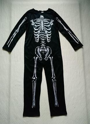 Карнавальный костюм скелет на хеллоуин halloween 9-10 лет