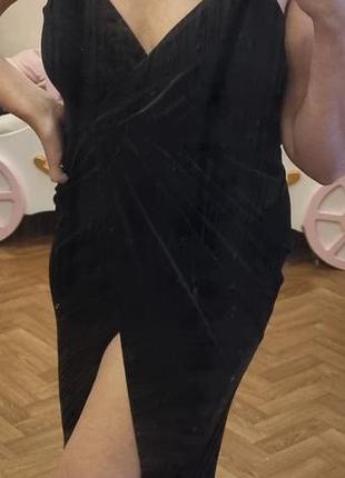 Оксамитова сукня shein 9