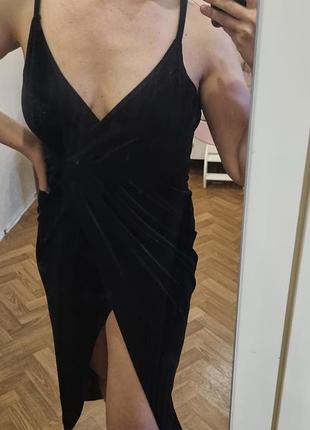 Оксамитова сукня shein 10