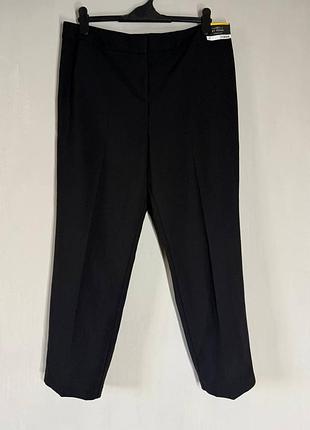 Новые женские черные классические брюки et vous essentials straight (размер xl / ru 16 short / с биркой)