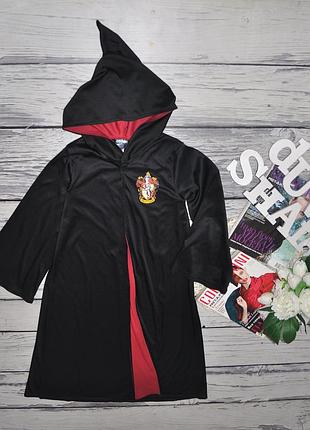 9 - 10 років 134-140 см карнавальний костюм плащ з капюшоном ґрифіндор harry potter гаррі поттер