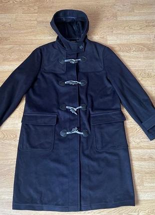 Шерстяне пальто-дафлкот barbour patricia з кашеміром (uk 18 / eur 44 / xl-xxl)