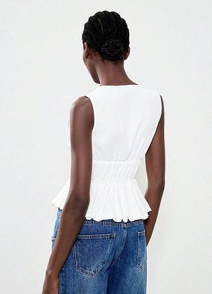 Белый топ от zara 2