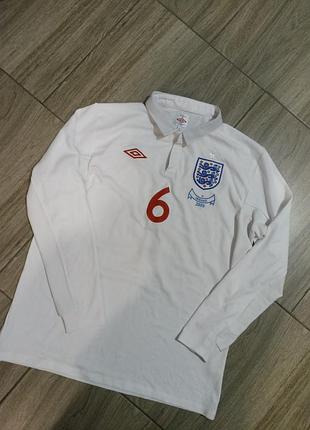Коллекционная джерси Англии 2009–2010 umbro tailored (terry #6) vsignaine 2009 – размер 44 (xl)