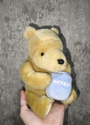 Винтажный коллекционный венни пух gund classic pooh disney 20 см с бочонком