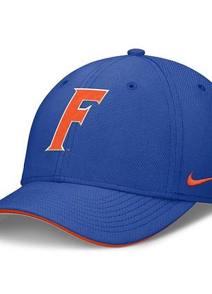 Men's nike royal florida gators 2026 dugout coaches dri-fit rise swoosh flex hat