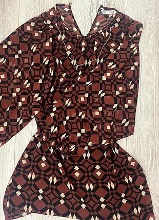 Шифонова сукня міні zara 2
