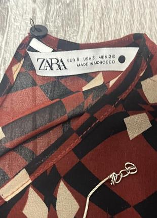 Шифонова сукня міні zara 3