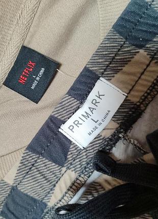 Чоловіча піжама мікрофліс primark 4