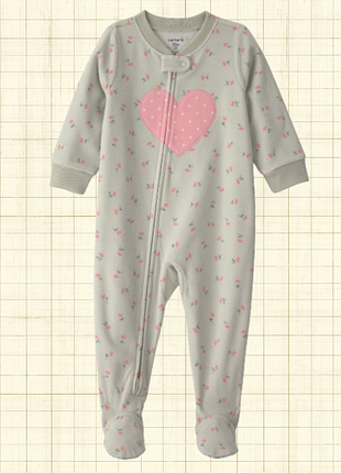 Флисовые слипы carters 12мес, 18мис, 24мес