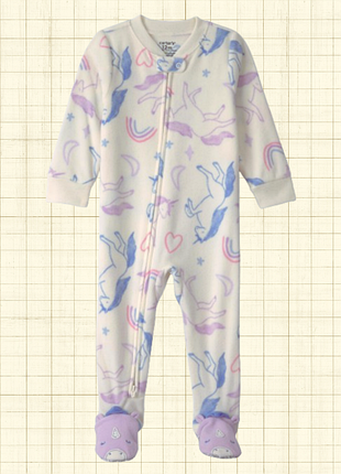 Флисовые слипы carters 12мес, 18мис, 24мес