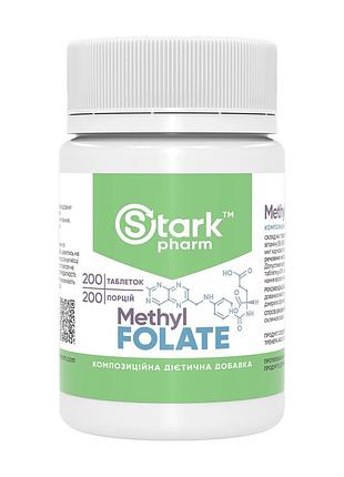 Фолат, stark pharm, 1000 мкг, 200 таблеток, для щоденного раціону.