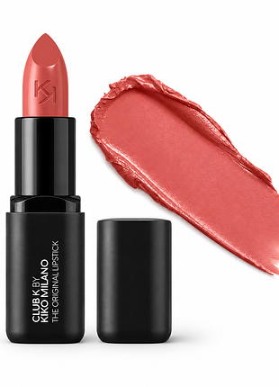 Кремова помада kiko milano club k the original lipstick - 103 pick-me light rosy nude — світлий рожево-нюдовий відтінок (000302-103)