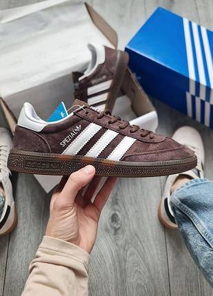 Жіночі кросівки adidas handball spezial shadow brown gum