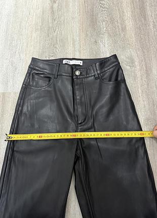 Шкіряні штани zara 5
