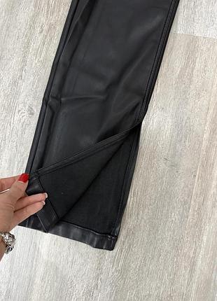 Шкіряні штани zara 3
