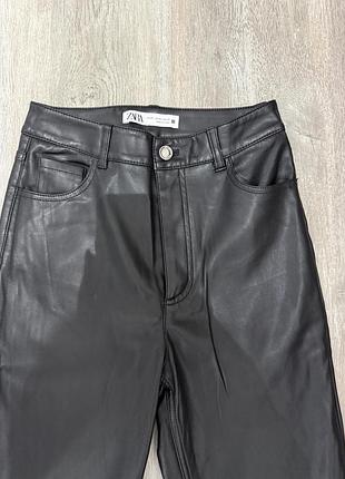 Шкіряні штани zara 2