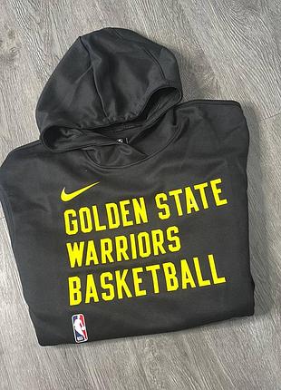 Оригинальный 100% мужской худи nike golden state warriors performance spotlight(размер м) 3