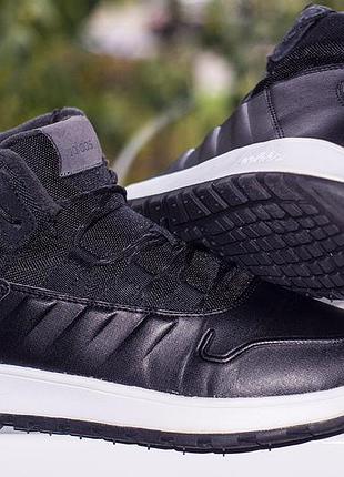 Кроссовки зимние, ботинки adidas fusion storm winter ee9709 black/white 45 р. оригинал